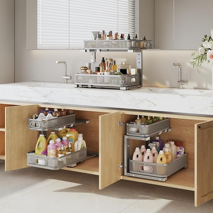 2 Pack 21.3IN-Depth Under Sink Organizer - Image 6