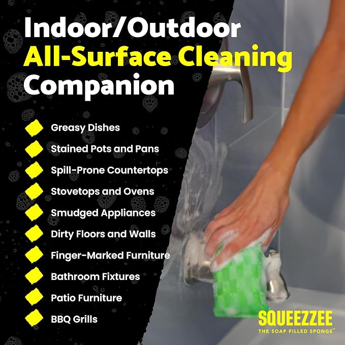 Squeezzee Soap Filled Scrubber Sponges - Image 3
