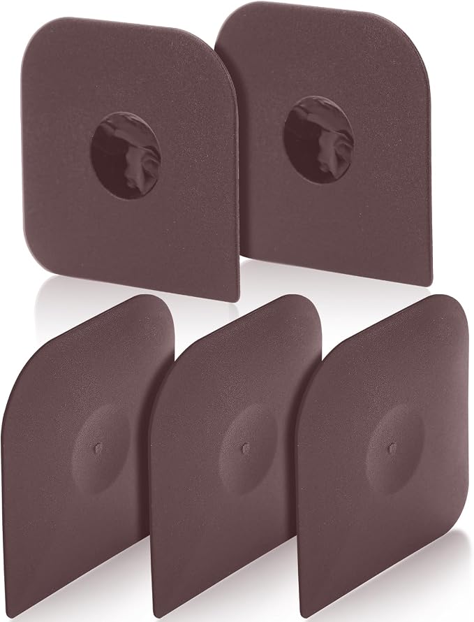 Pan Scraper Dish Scraper Tool Set, 5 Pack Plastic Pan Scraper Pot Scraper Food by Betterqualitybetterlife