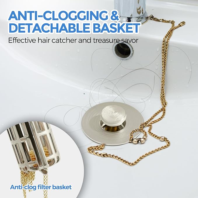 zaa Bathroom Sink Drain Strainer - Image 2