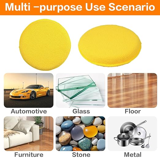 Microfiber Wax Applicator Pads, Car Wax Applicator, Buffing & Detail Polishing - Image 2