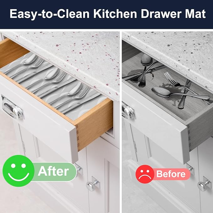 Shelf Liner, Waterproof Refragerator Liner, Drawer Liners - Image 7