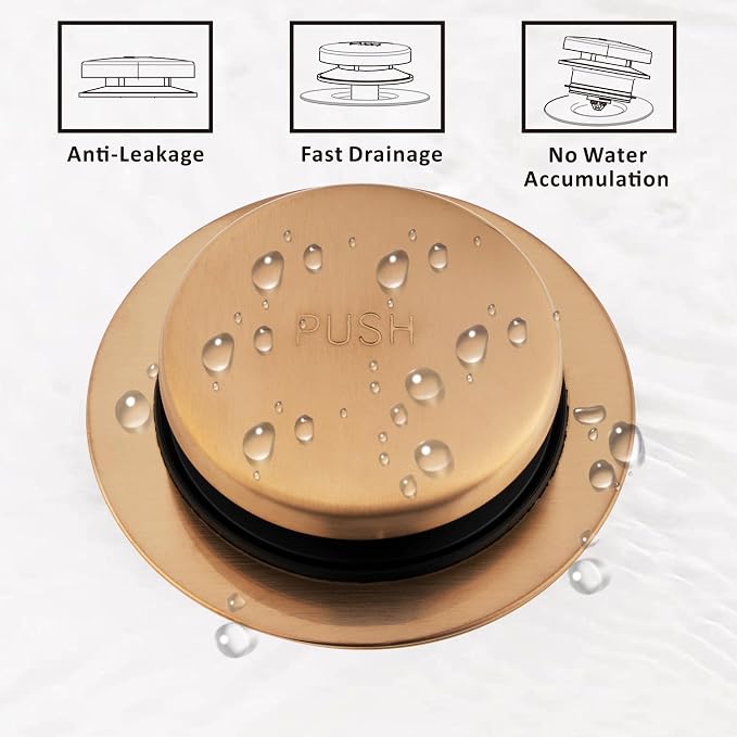 Artiwell Universal Tip Toe Bath Drain Stopper and Cover, Bathtub Drain Stopper - Image 4