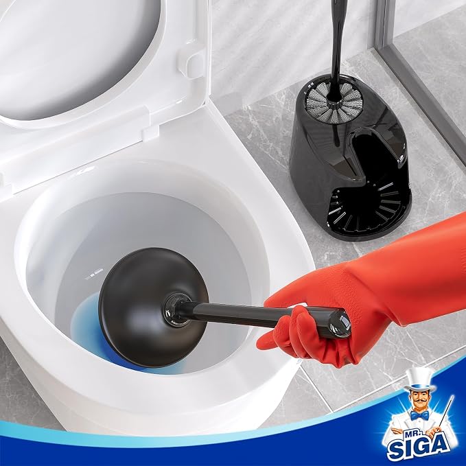 MR.SIGA Toilet Plunger and Bowl Brush - Image 6