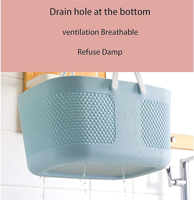 Shower Caddy Basket, Portable Large Capacity Thickened Plastic Organizer - Image 6