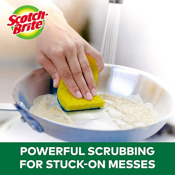 3M Heavy-Duty Kitchen Scrub Sponge, No Size - Image 3