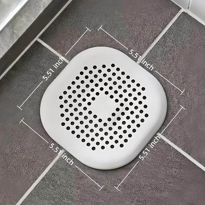 2-piece Anti Clogging Drain clamp Set, Silicone Shower Drain Cover - Image 4