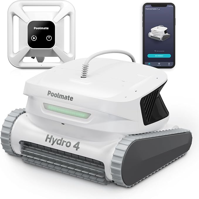 Poolmate Hydro 4 Cordless Robotic Pool Cleaner, Pool Cleaners by Poolmate