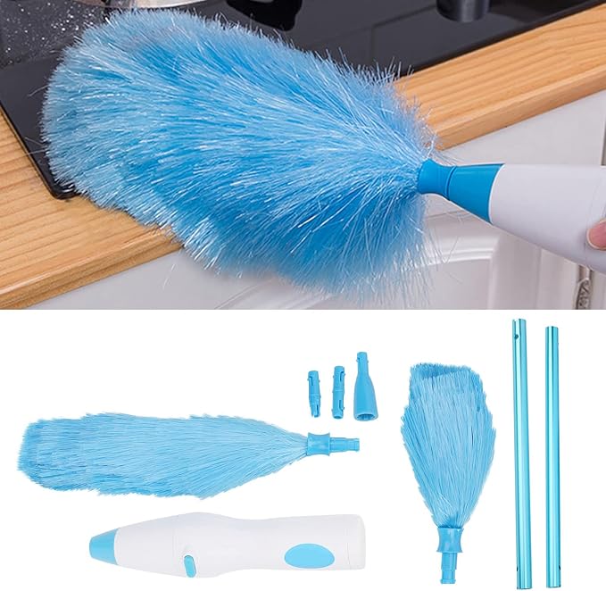 180° Electric Furniture Duster, 9.25 * 1.57in Automatic Duster, Electrostatic - Image 4