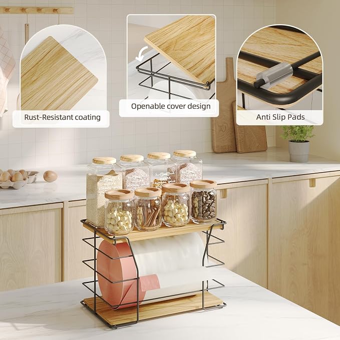 Large Trash Bag Holder, Wall Mount Grocery Bag Holder - Image 3