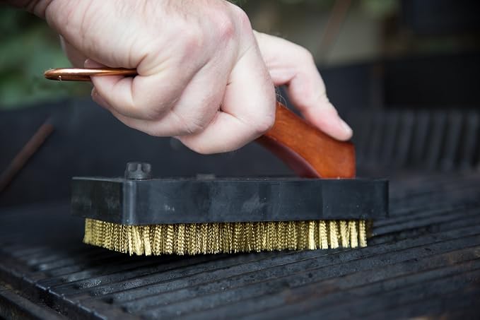 Outset QB47 Rosewood Collection Oversized Grill Brush - Image 2
