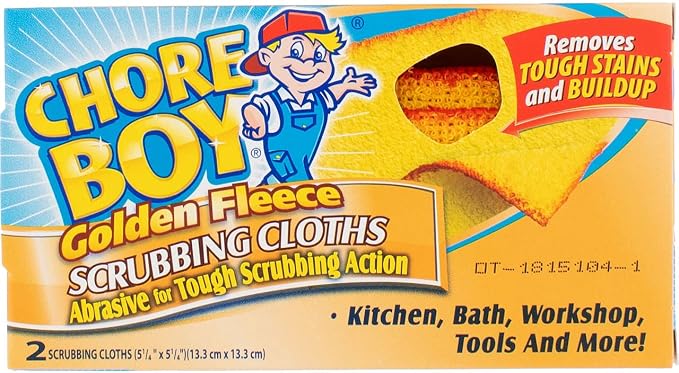 Chore Boy Golden Fleece Scrubbing Cloth, 2 ct-2 pk - Image 2