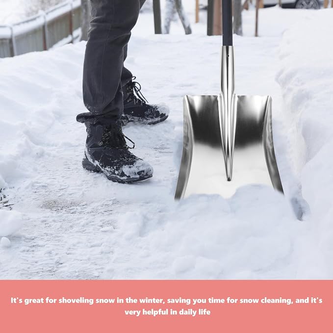 Metal Snow Shovel and Garbage Dustpan - Image 8