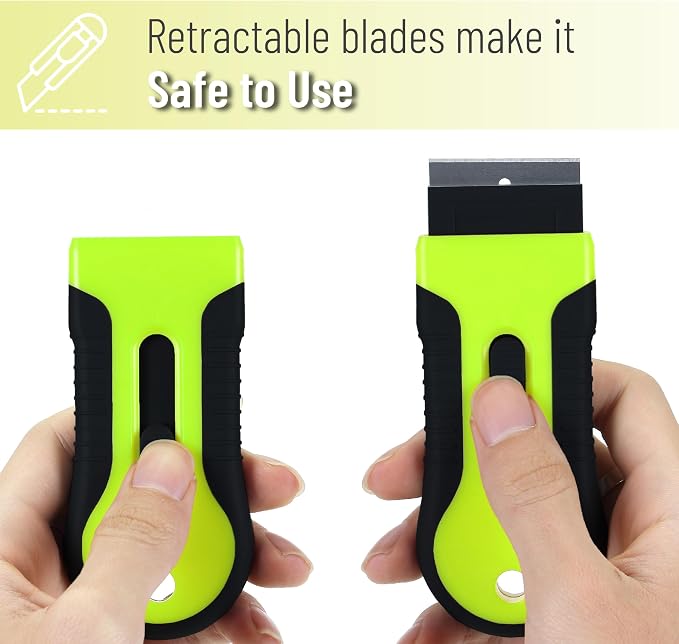 Bates- Razor Blade Scraper Tool, 2 Pack, 30 Extra Stainless Steel Blades - Image 7