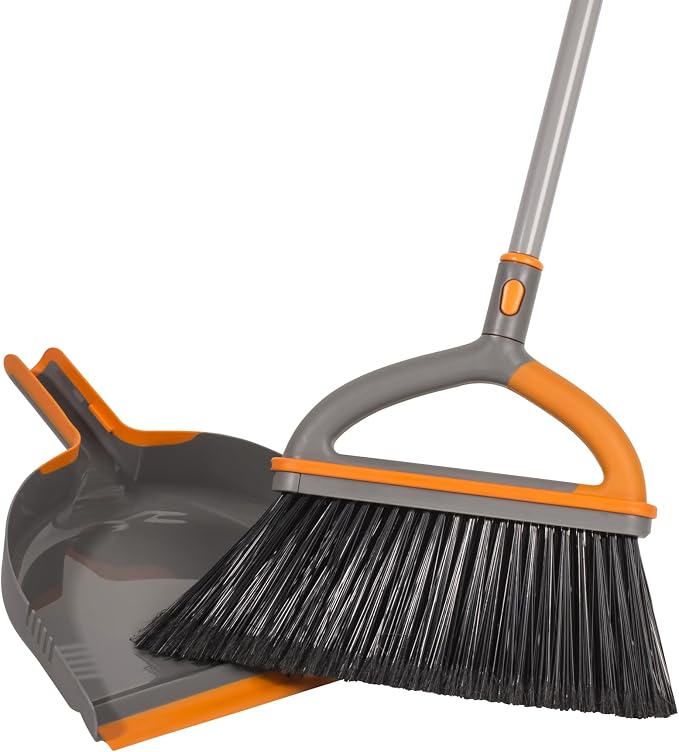 Casabella Ergo Broom & Dustpan Set Angled Broom - Image 2