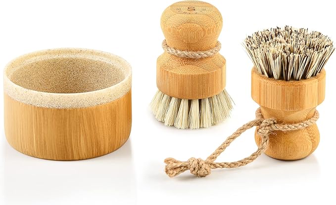 SUBEKYU Bamboo Dish Brush Set by SUBEKYU