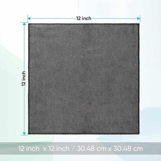 HOMEXCEL Microfiber Washcloths 50 Pack, Highly Absorbent and Soft Face Towel - Image 2