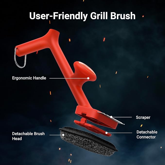 ThermoMaven BBQ Grill Brush Bristle Free - Image 2