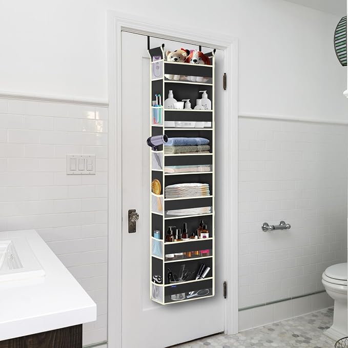 2 Pack Over The Door Hanging Organizer - Image 2