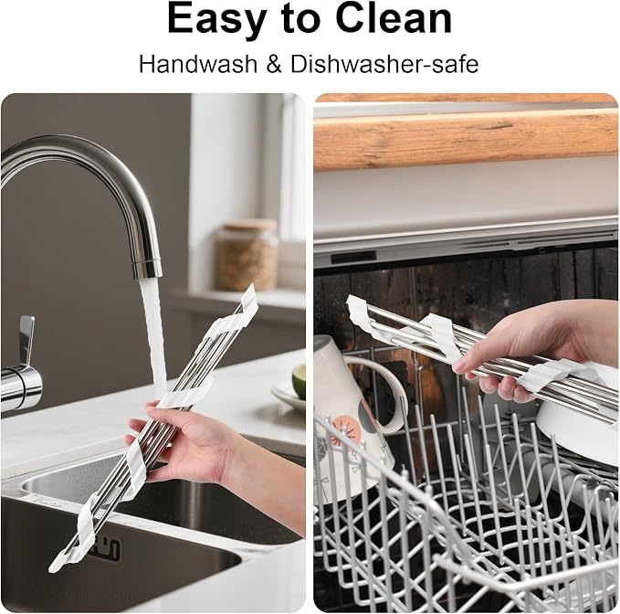Sink Caddy Sponge Holder for Kitchen Sink, Small Dish Drainer for Kitchen - Image 6