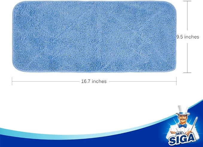 MR.SIGA Professional Microfiber Mop Refills, Size: 42cm X 23cm - Image 2