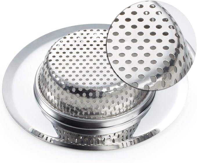 2 Pack - 2.75" Top / 1.5" Basket, Stainless Steel Slop, Kitchen and Bathroom - Image 4
