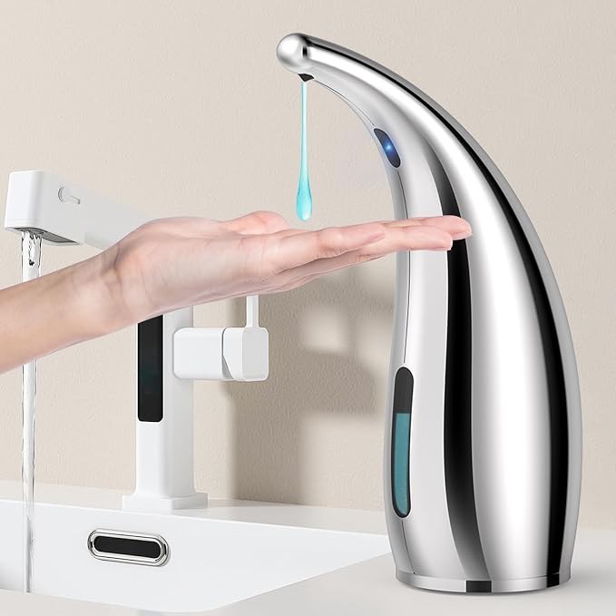 Automatic Liquid Soap Dispenser, 300ML Touchless 4 Gear Adjustable, Countertop - Image 7