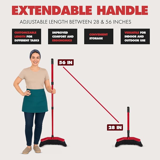 Da Vinci Curved Angle Broom 1pc - Image 4