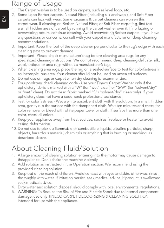 Tineco CARPET ONE Smart Carpet Cleaner Machine, Lightweight Carpet Shampooer - Image 6