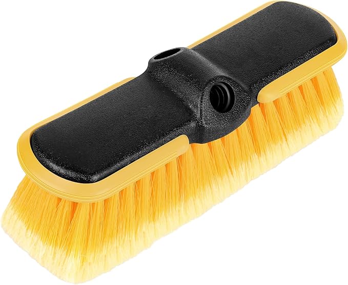 10 Inch Car Wash Brush Head, Scrub Brush Attachment by TaoTazon