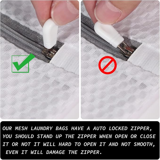 4Pcs Durable Honeycomb Mesh Laundry Bags - Image 5