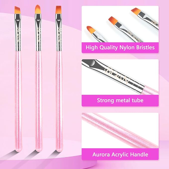 BQAN Nail Art Clean Up Brushes, Nail Art Tools - Image 3