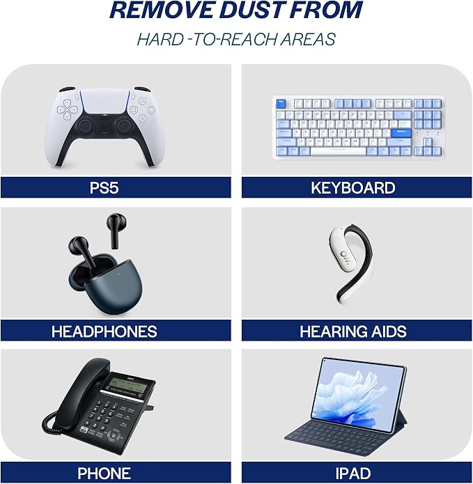 Keyboard Cleaner Air Spray for Computers - 10oz Air Can Duster for Electronics - Image 3
