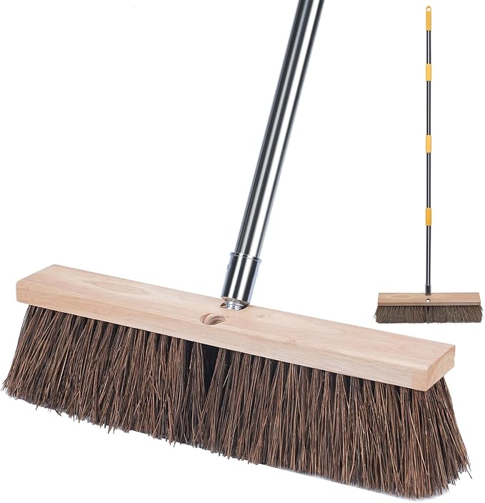 18" Push Broom Outdoor Heavy Duty by NICOFPHY