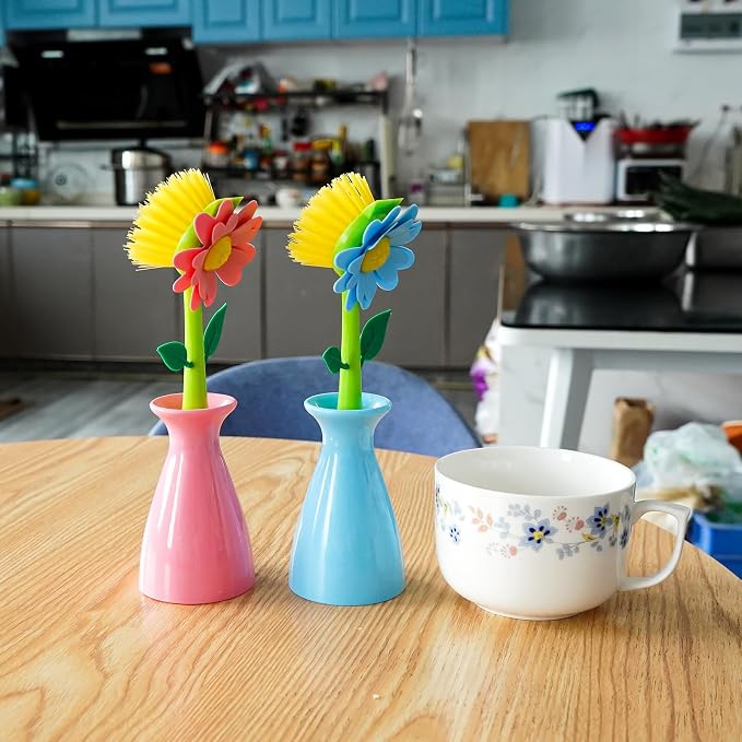 Long Handle Vegetable and Fruit Brush, Florganic Dish Brush - Image 6