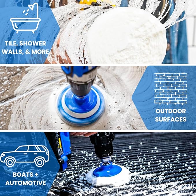 RotoScrub 7 Pack Multi-Purpose Drill Brush Kit - Image 2