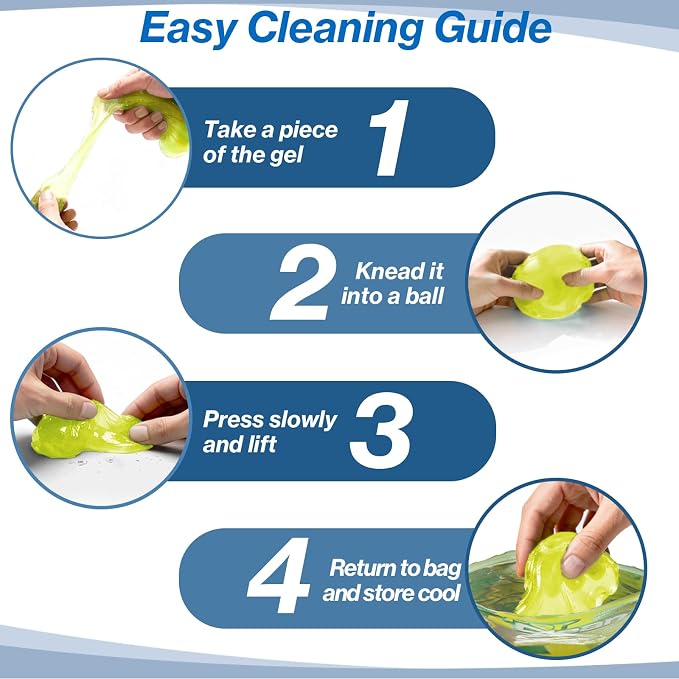 Car Cleaning Gel, Reusable Car Cleaning Putty - Image 7