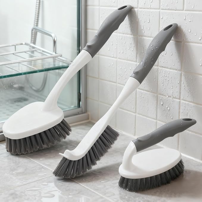 3 Pack Heavy Duty Scrub Brush Set - Image 7