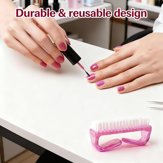 6-Pack Nail & Toe Scrub Brushes - Image 3