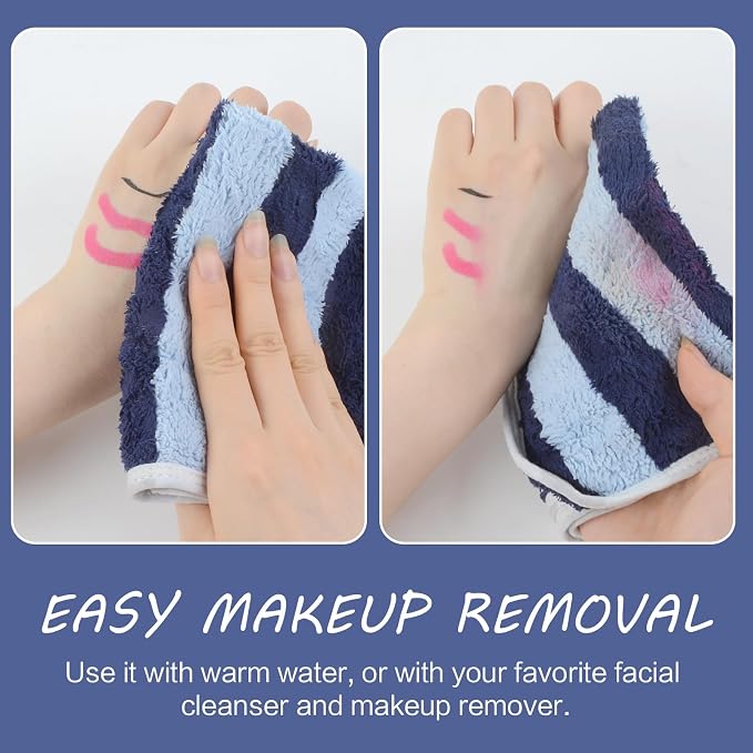 SINLAND Microfiber Facial Cloths Fast Drying Washcloth 12inch x 12inch - Image 5