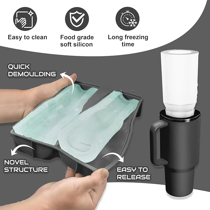 Ice Cube Tray for Tumbler, Ice Drink, Compatible - Image 2