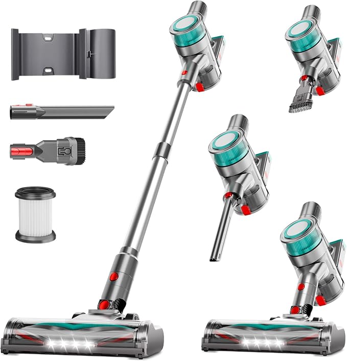 Cordless Vacuum Cleaner, Powerful Stick Vacuum Cleaner by fenhua