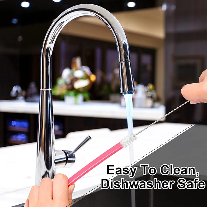 Reusable Straw Cleaning Brushes Bottle Test Tube Long Straw Cleaning Brush - Image 4