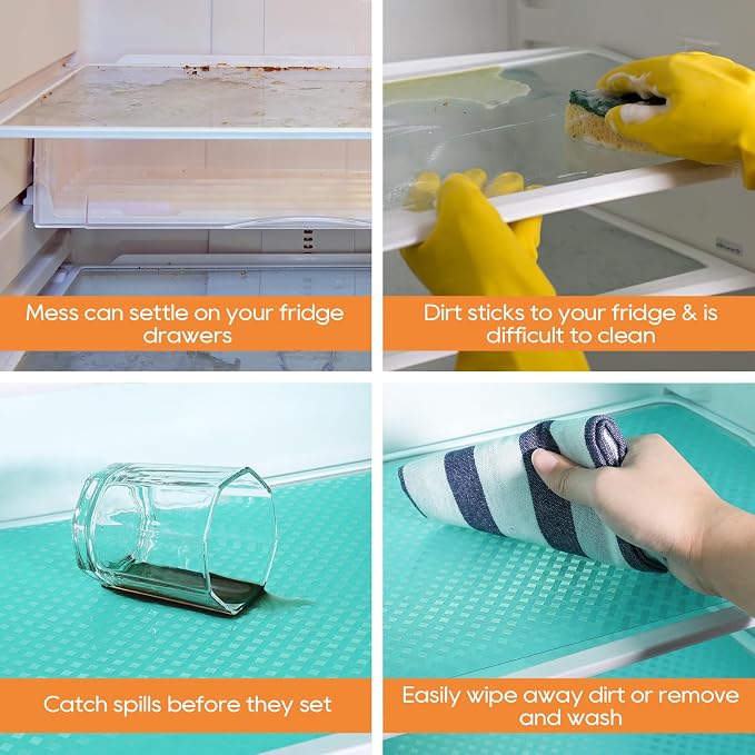 Shelf Liners for Kitchen Cabinets, Waterproof and Oil-Proof Kitchen Cupboard - Image 6