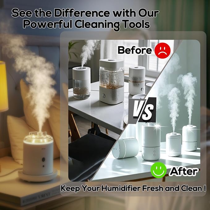XANGNIER 11 Pcs Humidifier Cleaner Brush Set – Small Detail Cleaning Brushes - Image 4