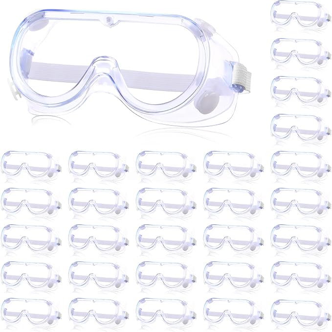 Yunsailing Protective Safety Goggles Lab Over Glasses Clear Anti Fog Eye by Yunsailing