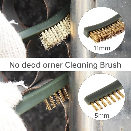 OriGlam Mini Wire Brush Set, Paint and Dirt Remover, Cleaning Welding Slag and - Image 6