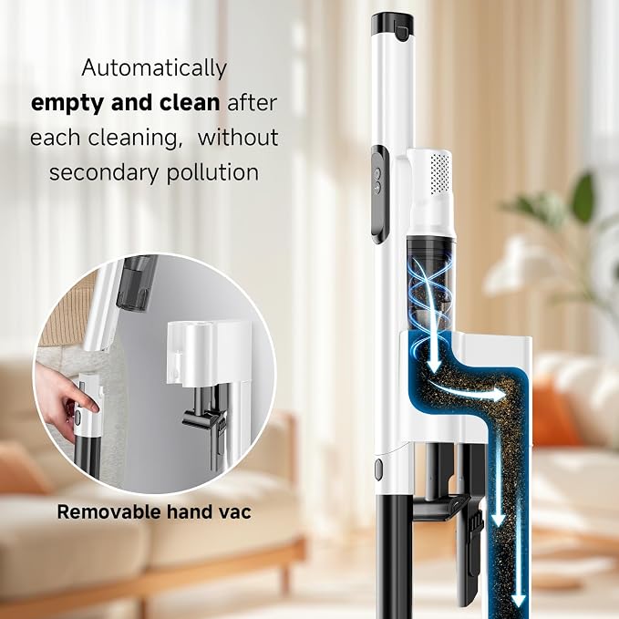 Self Clean and Empty Cordless Vacuum Cleaner - Image 6