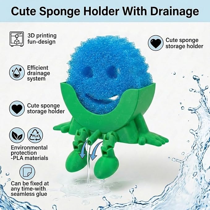 Creative Hanging Sponge Holder - Image 2