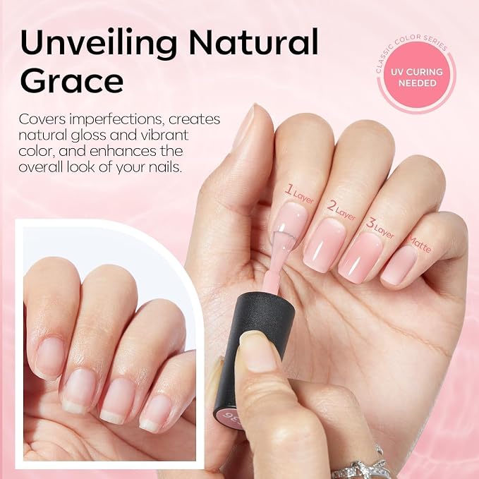 modelones French Manicure Tip Gel Polish Set - Image 7